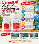 CAMEL Artist Picture Varnish for Acrylics