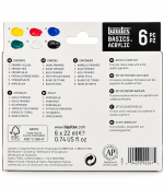 LIQUITEX Basics Acrylic Fluorescent Set – Image 3
