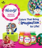 FEVICRYL Fabric Acrylic Colours Loose – Image 4