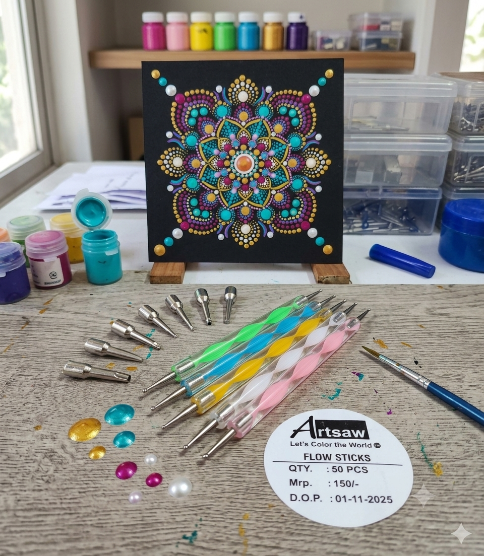 Artsaw-flow-sticks-01 ARTSAW Mandala Tools – Image 1