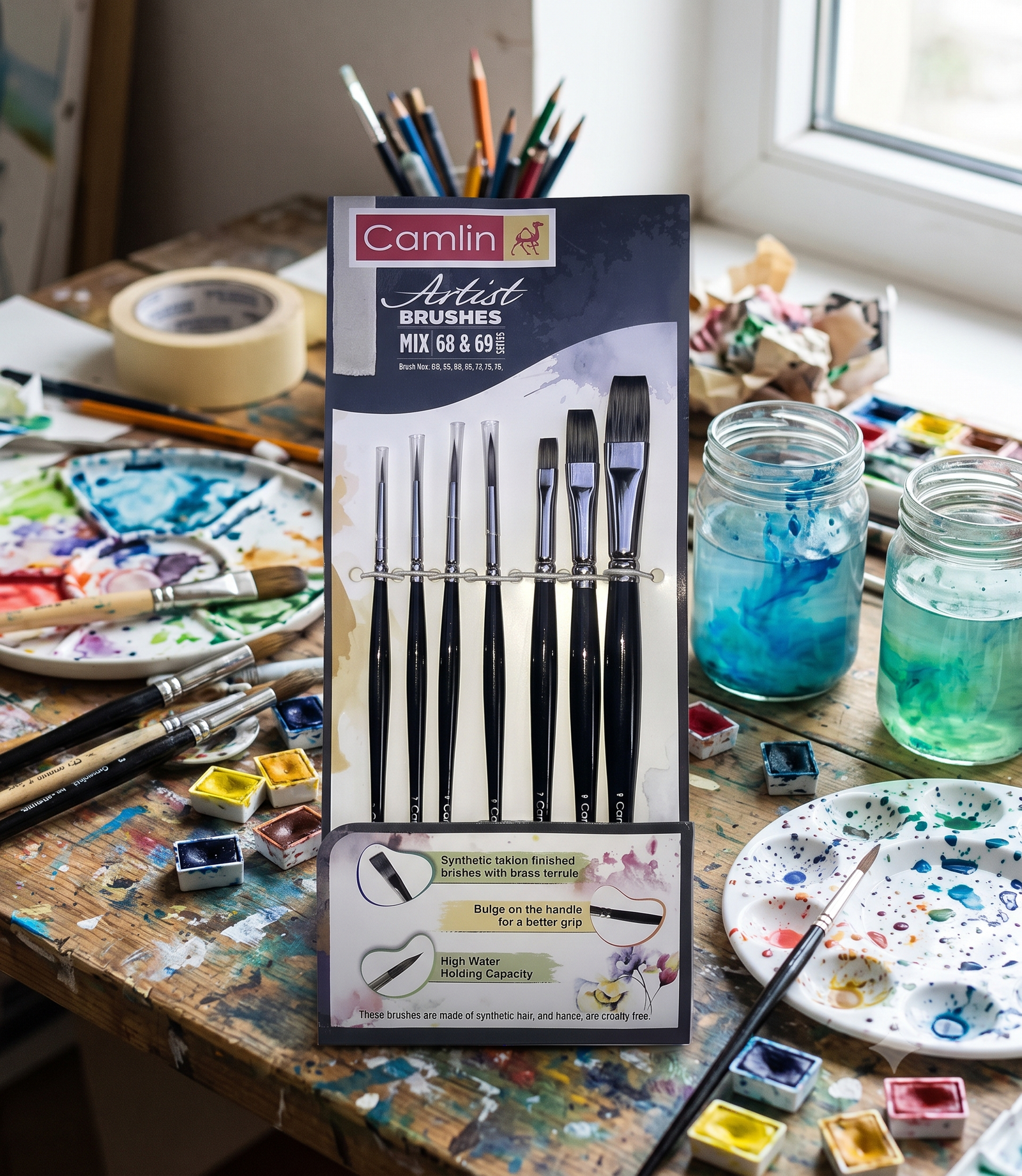 CAMEL-Synthetic-Brush-Set-01 CAMEL Synthetic Brush Set - Image 1