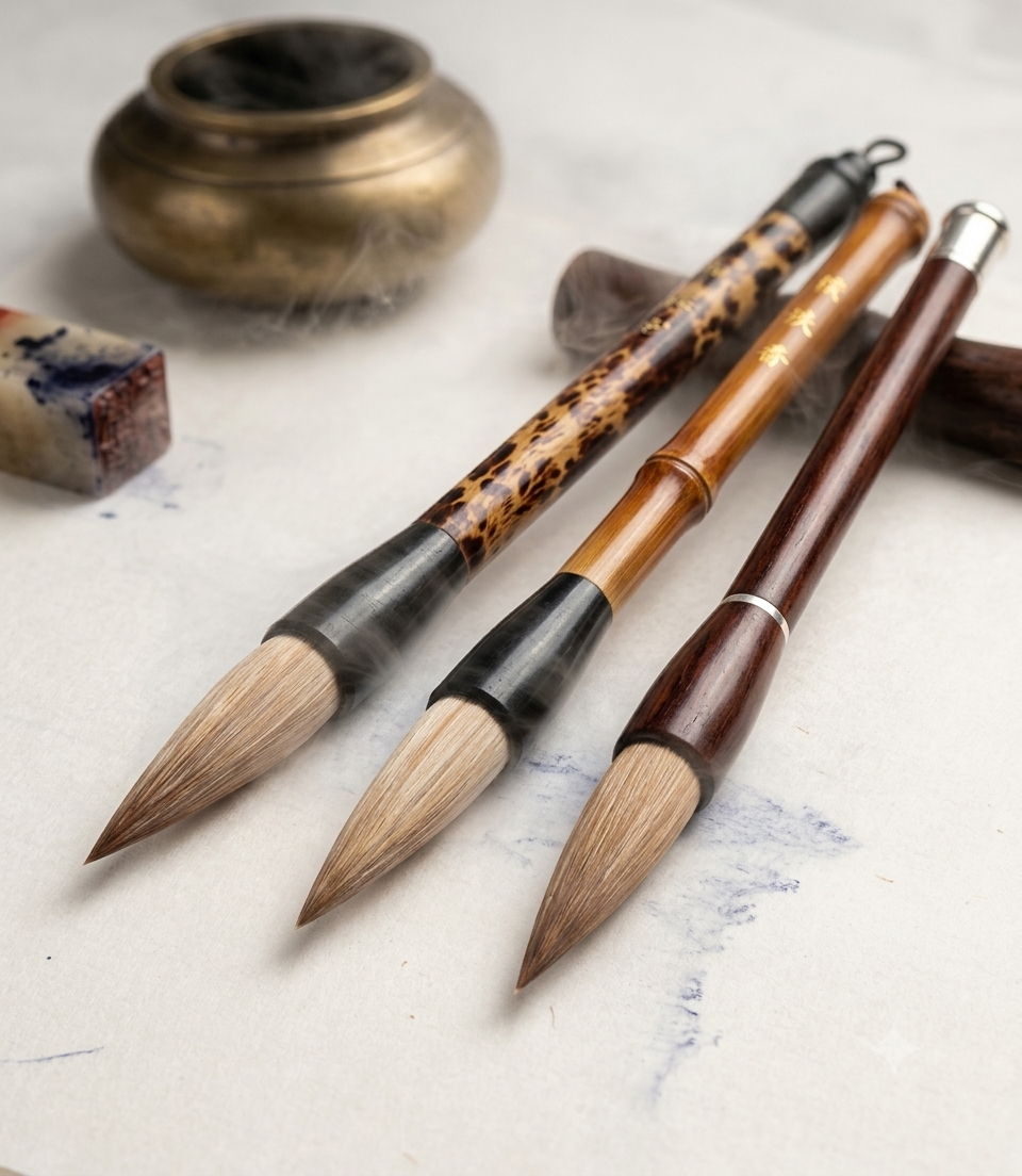Chinese-Water-Colour-Brush-Set-01 Chinese Water Colour Brush Set - Image 1