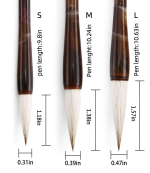Chinese Water Colour Brush Set - Image 2