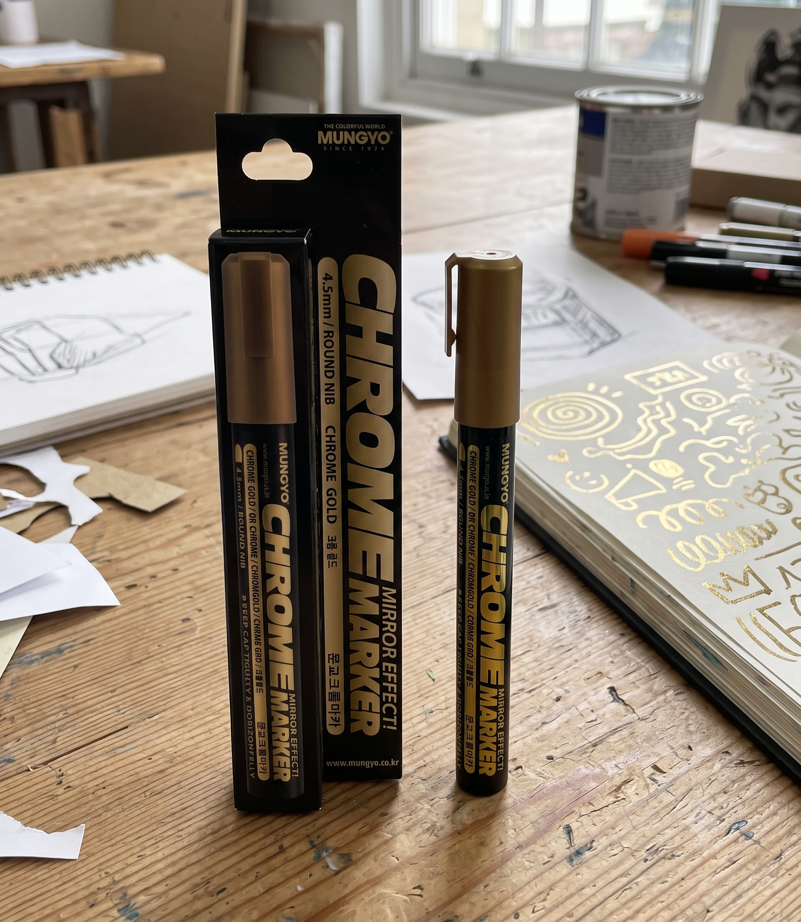 MUNGYO-Chrome-Marker-01 MUNGYO Chrome Marker – Image 1